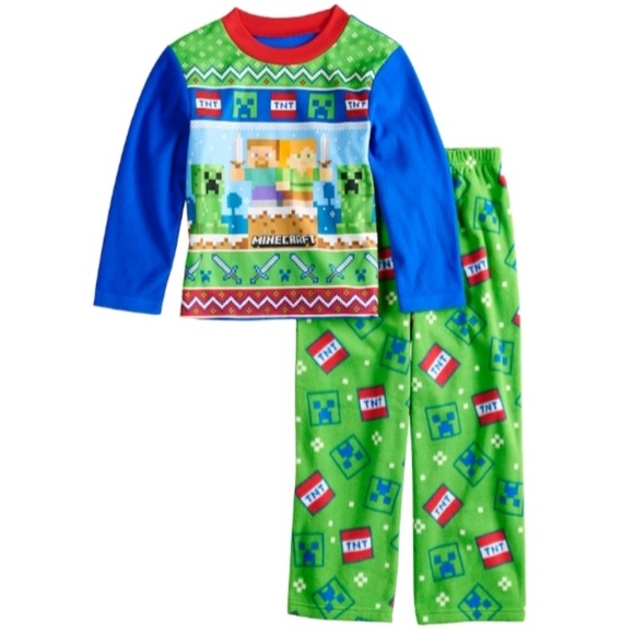 Other - 5/$25 Minecraft pajamas